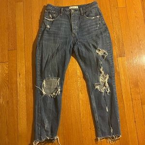 Abercrombie Curve Love Mom Jean